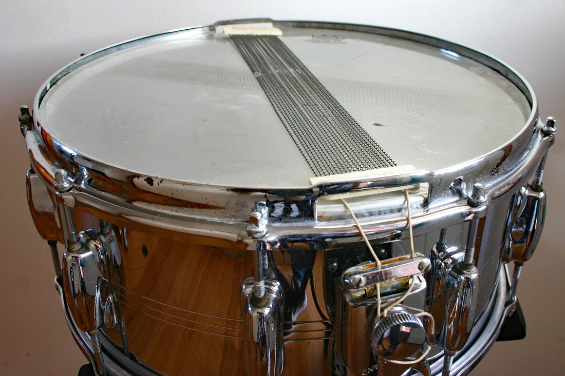 Used Slingerland Sound King Gene Krupa Signature COB 14x6.5" Snare Drum  70s