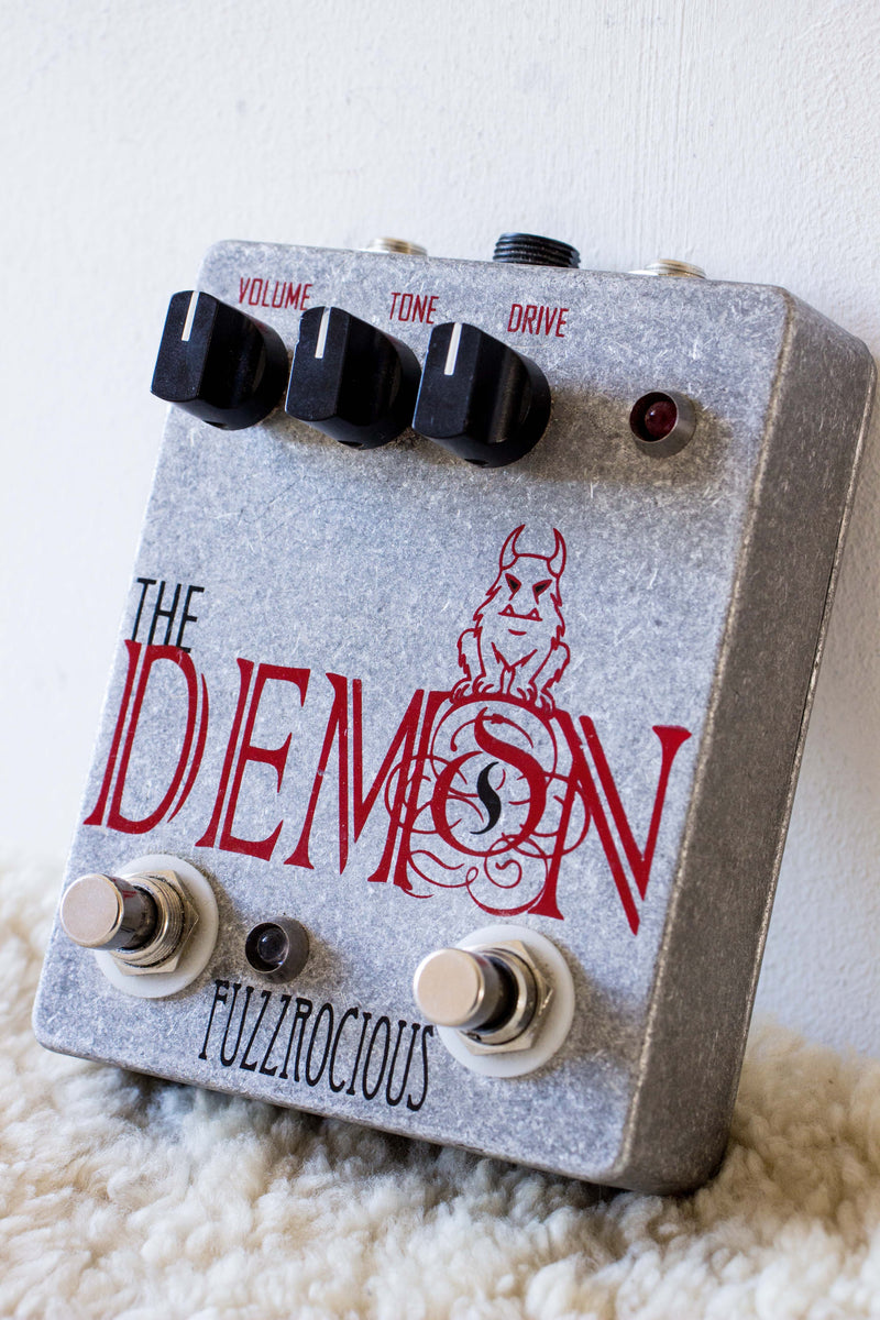 fuzzrocious pedal Fuzzrocious Pedals The Demon Overdrive w/ Gate Boost Mod Pedal – Topshelf Instruments