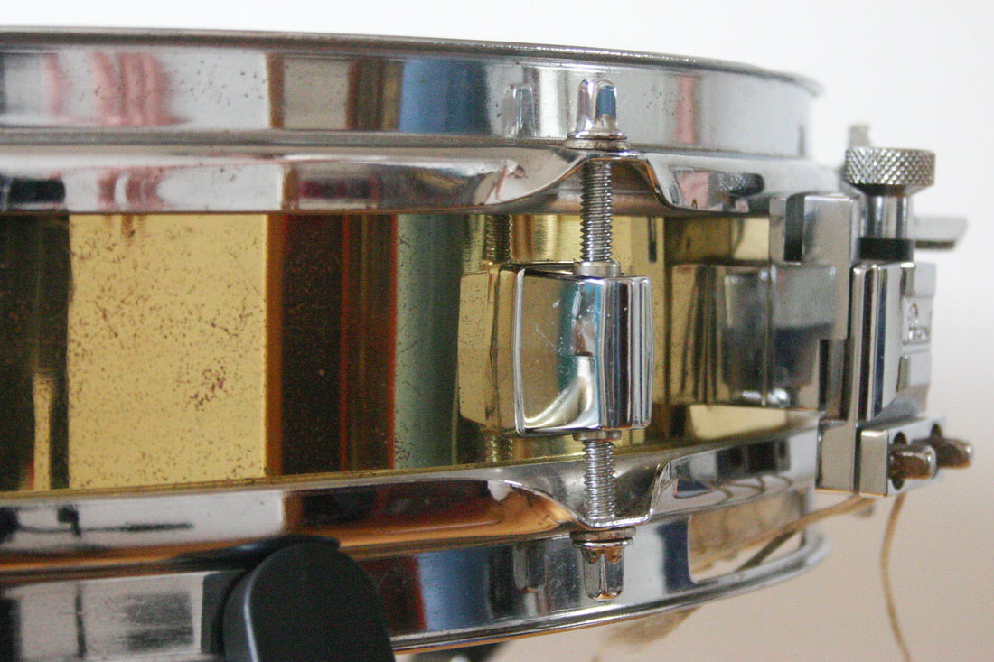 Used Pearl Piccolo Brass Snare 13x3"