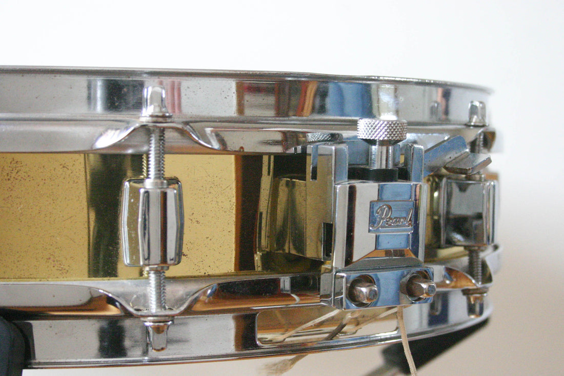 Used Pearl Piccolo Brass Snare 13x3"