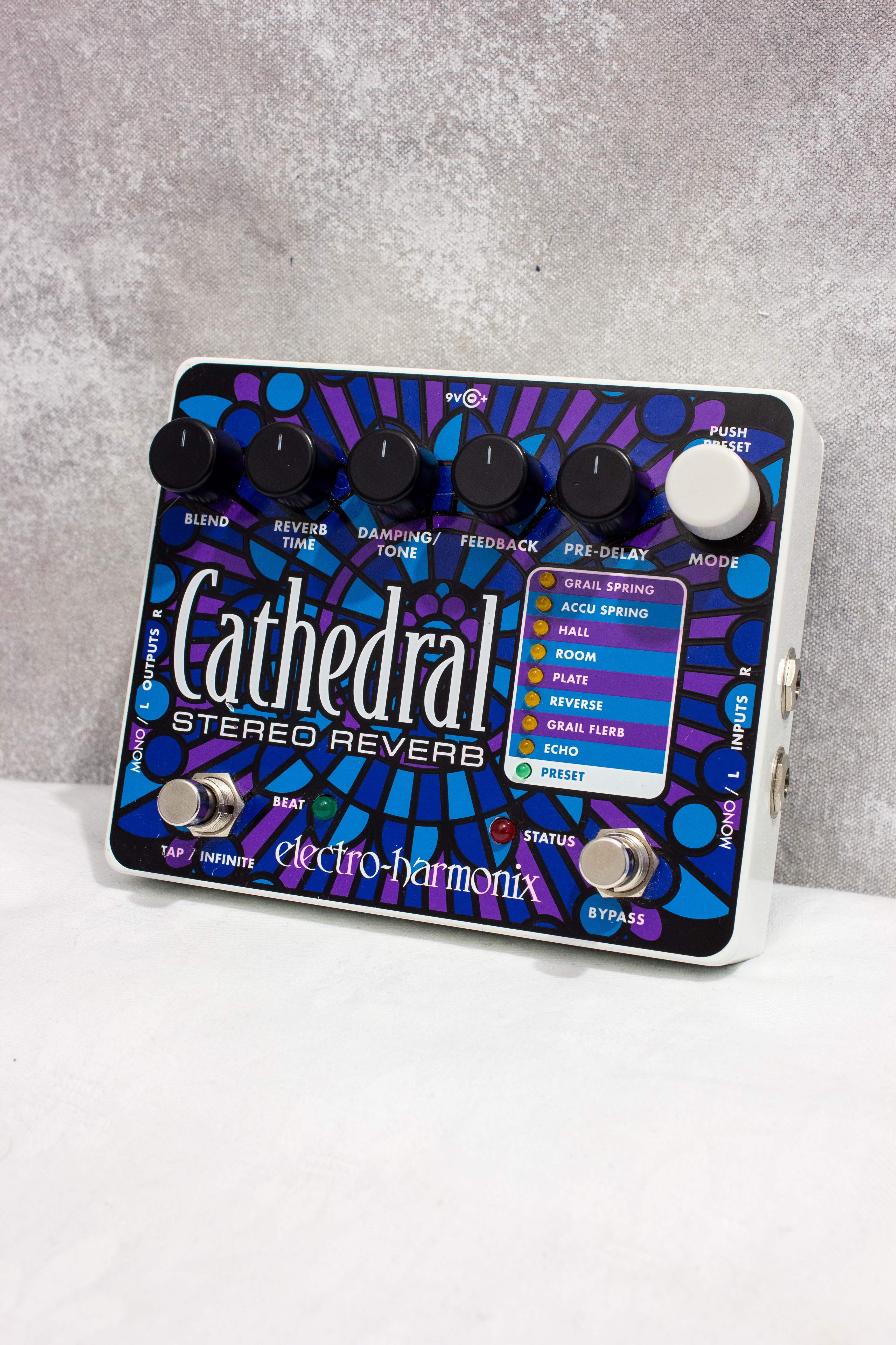 Electro Harmonix Cathedral Stereo Reverb Pedal – Topshelf Instruments