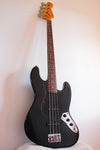 Used Squier MIJ Jazz Bass Silver Series Black 1991/2