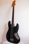 Used Squier MIJ Jazz Bass Silver Series Black 1991/2