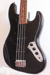 Used Squier MIJ Jazz Bass Silver Series Black 1991/2