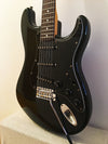 Used Aria Pro II Strikin' Sound Strat Black 1981