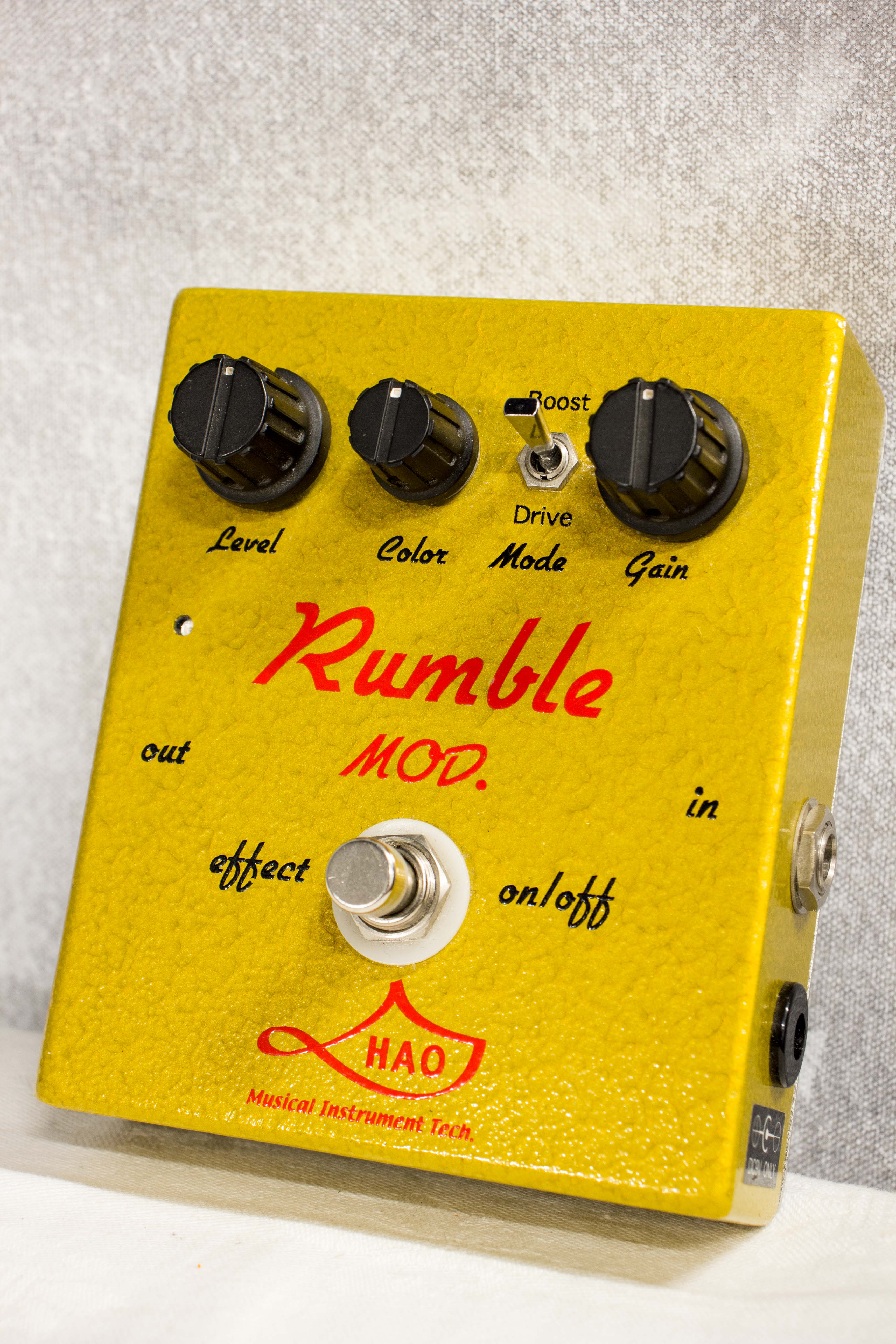Hao Rumble Mod Overdrive Pedal – Topshelf Instruments