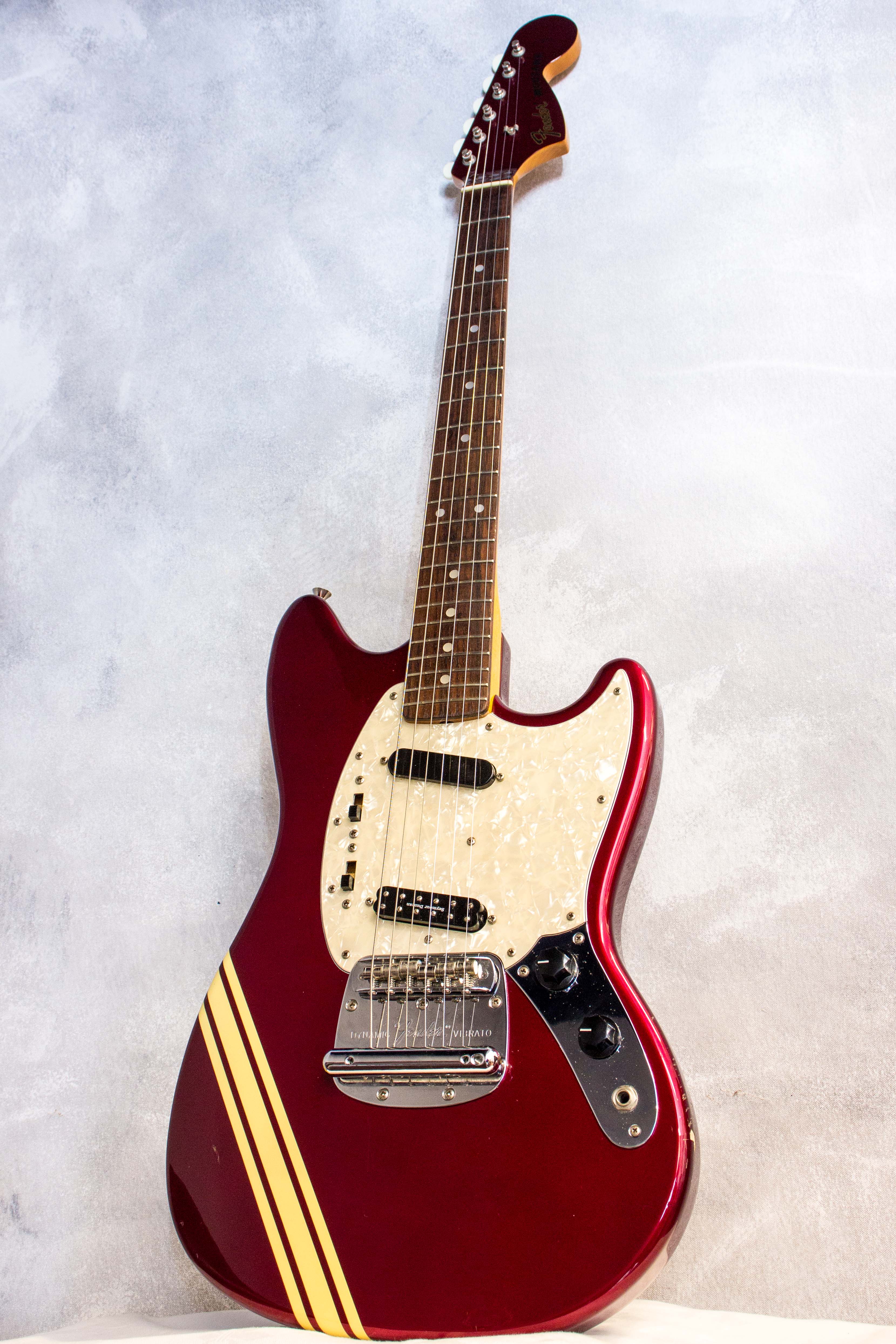 Fender Japan '73 Mustang MG73-CO Competition Old Candy Apple Red