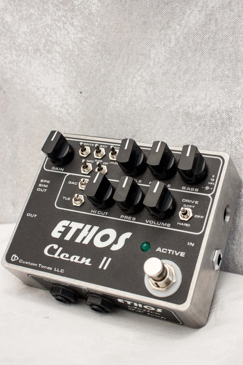Ethos Clean II w/ Extras Preamp Pedal – Topshelf Instruments