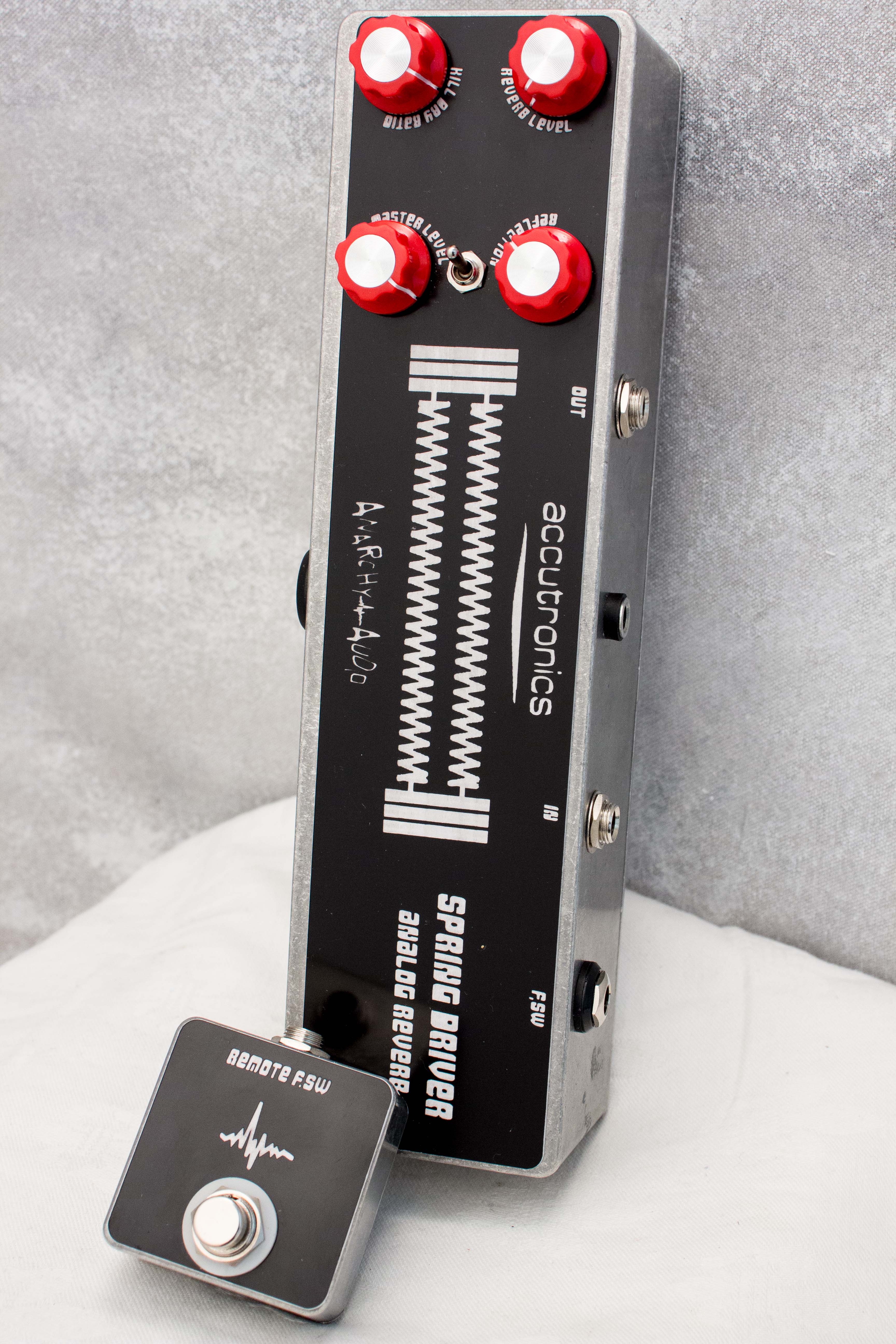 reverb pedal analog Anarchy Audio Spring Driver Analog Reverb Pedal – Topshelf Instruments