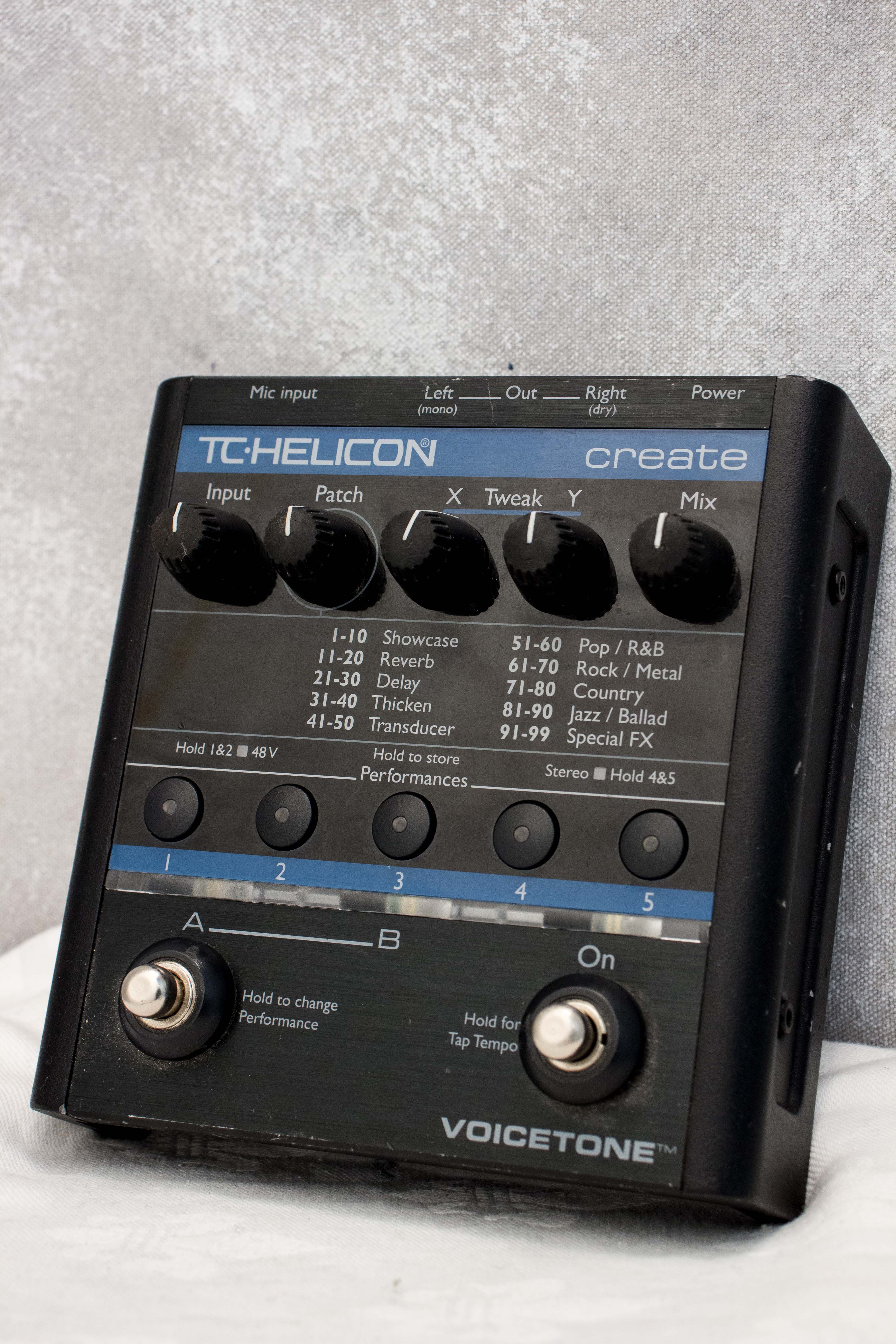 TC Helicon Voicetone Create Vocal Pedal – Topshelf Instruments