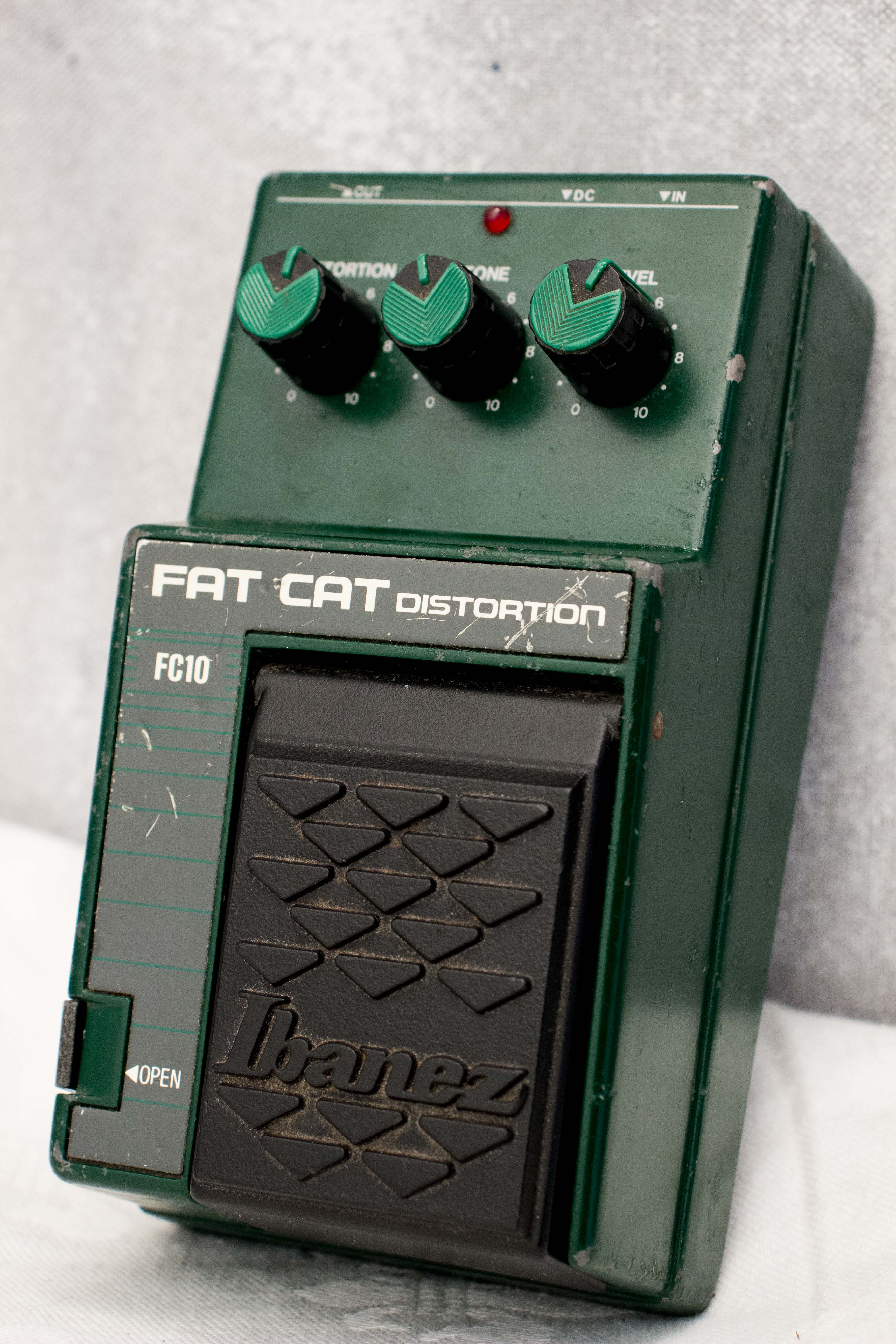 名機Ibanez FC10 Fat Cat Distortion（野良猫） - 楽器/器材