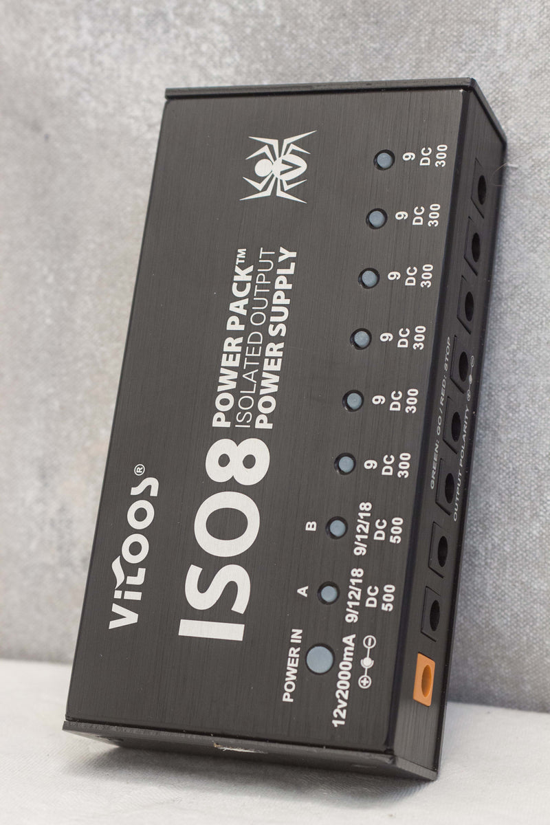 VITOOS DC8 ISOLATED POWER SUPPLY おまけ付き VITOOS DC8 Portable Guitar Effects Power Supply 8 Isolated