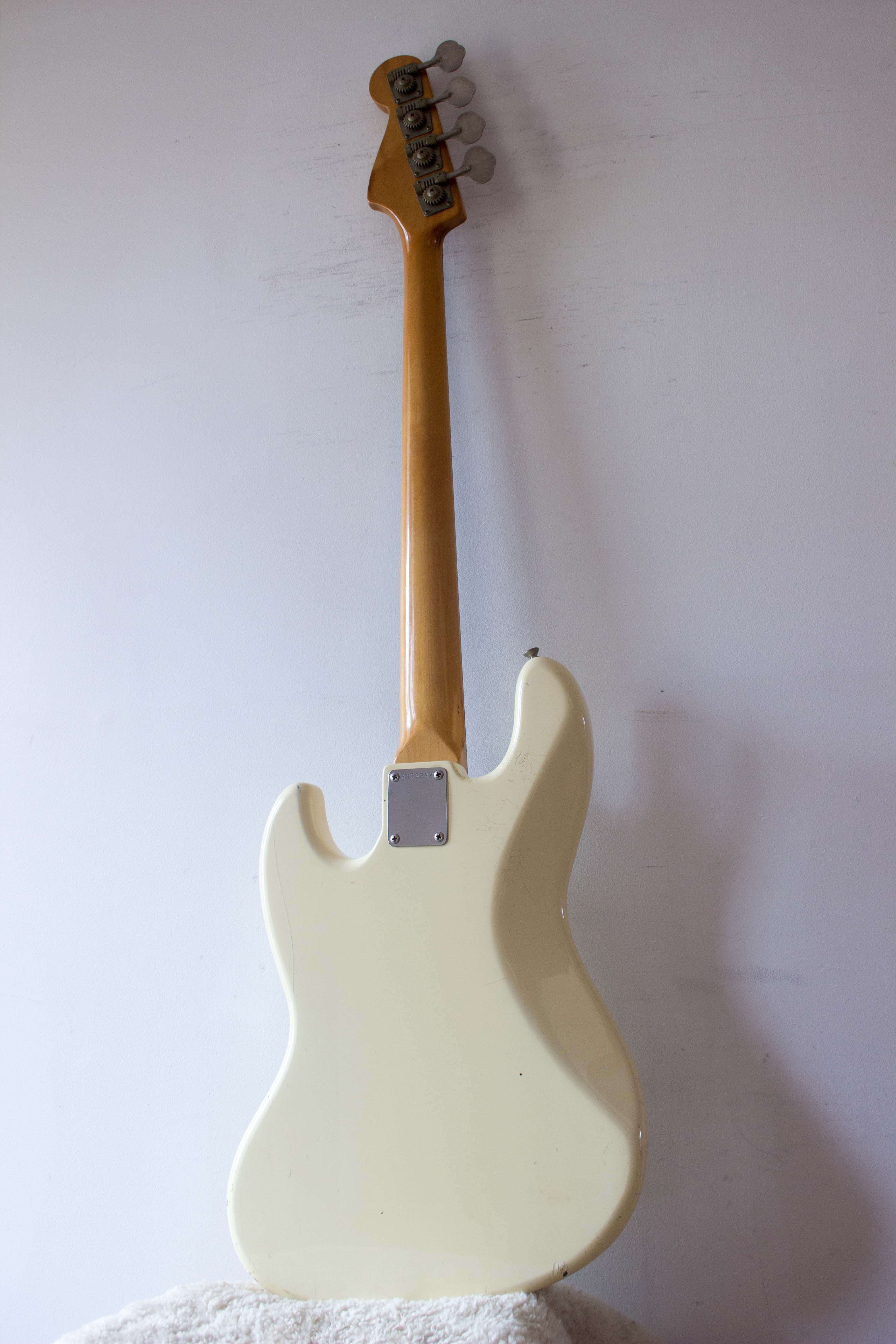 Squier MIJ Jazz Bass A-Serial SJB-55 Arctic White 1985 – Topshelf