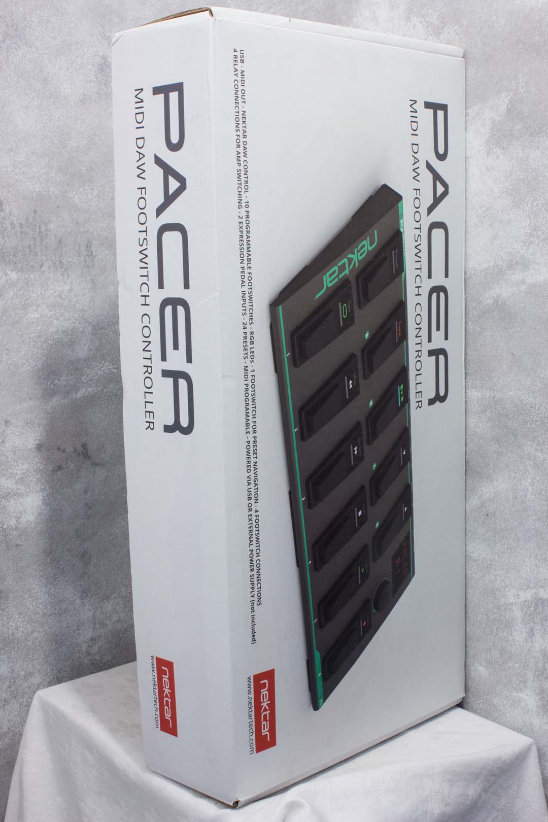 nektar foot pedal Nektar Pacer MIDI Foot Controller – Topshelf Instruments