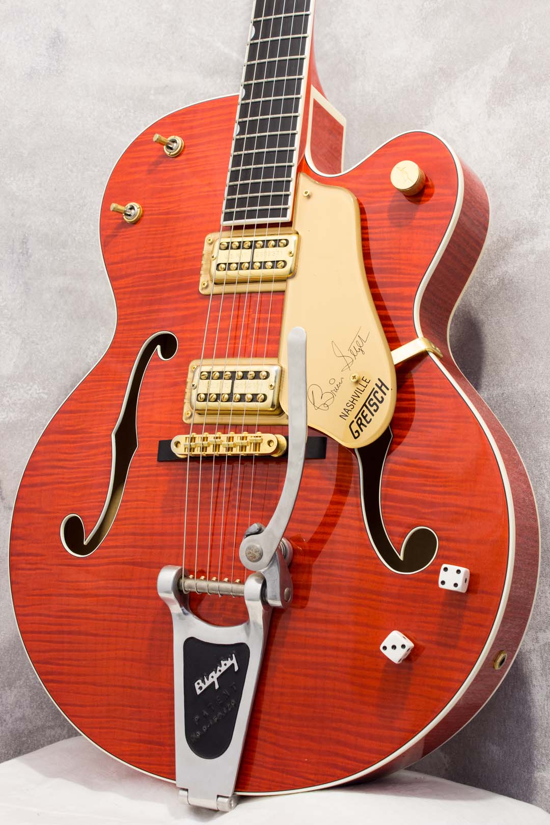 Gretsch 6120SSU Brian Setzer Nashville Orange 2002 – Topshelf