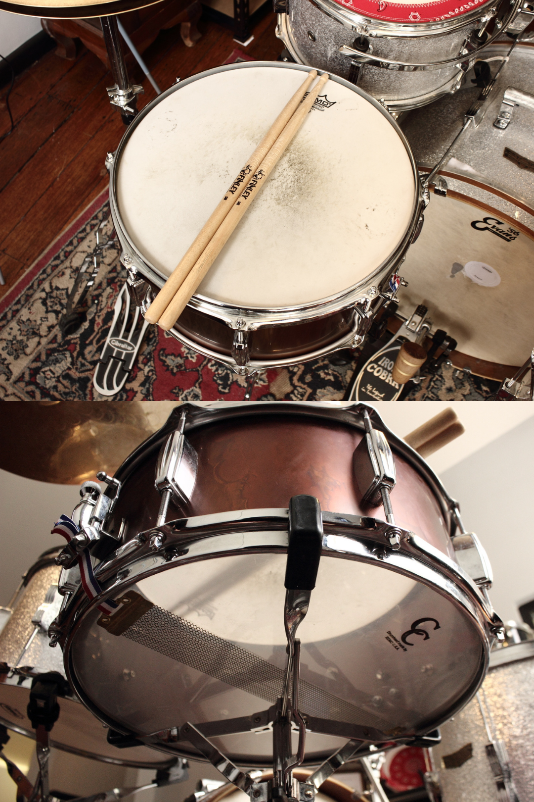 C&C Limited Edition Custom 14x6.5 Brass Snare Drum