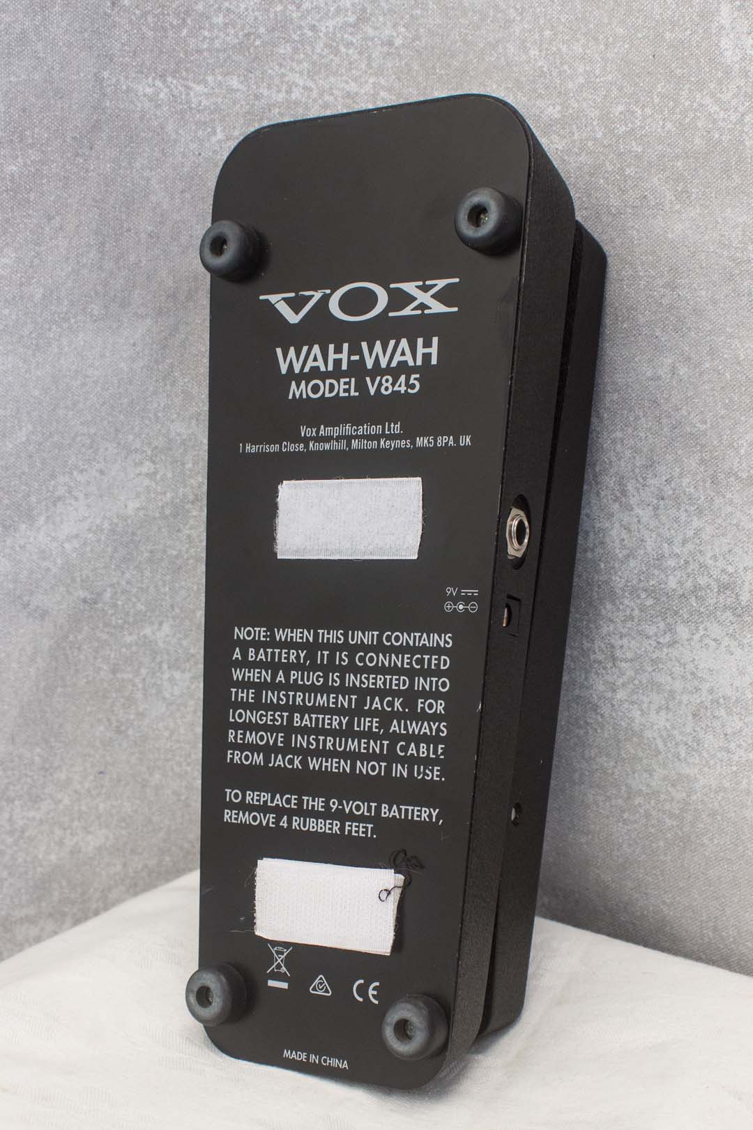 vox v845 wah pedal Vox V845 Wah Pedal – Topshelf Instruments