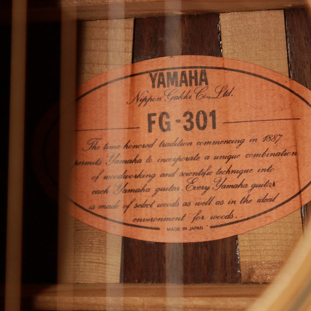 Yamaha FG-301 Dreadnought Acoustic 1977