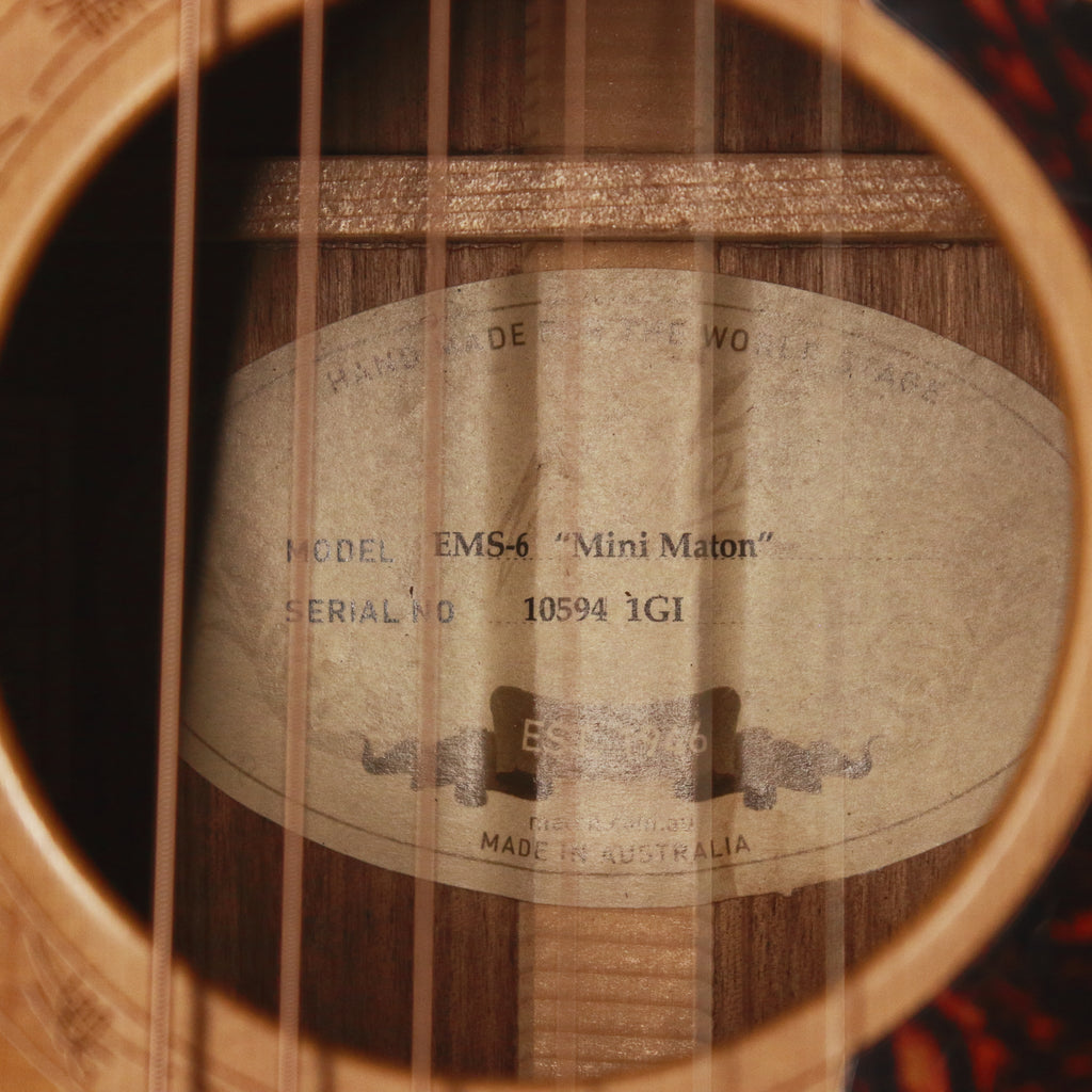 Maton EMS-6 Mini Maton Acoustic/Electric Natural 2021