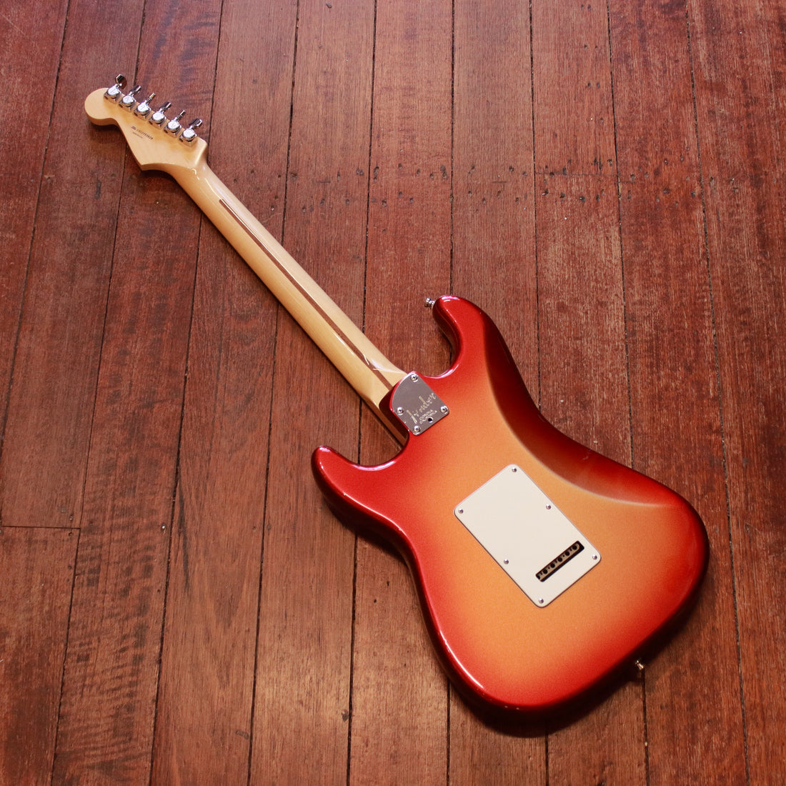 Fender American Deluxe Stratocaster HSS Sunset Metallic 2012