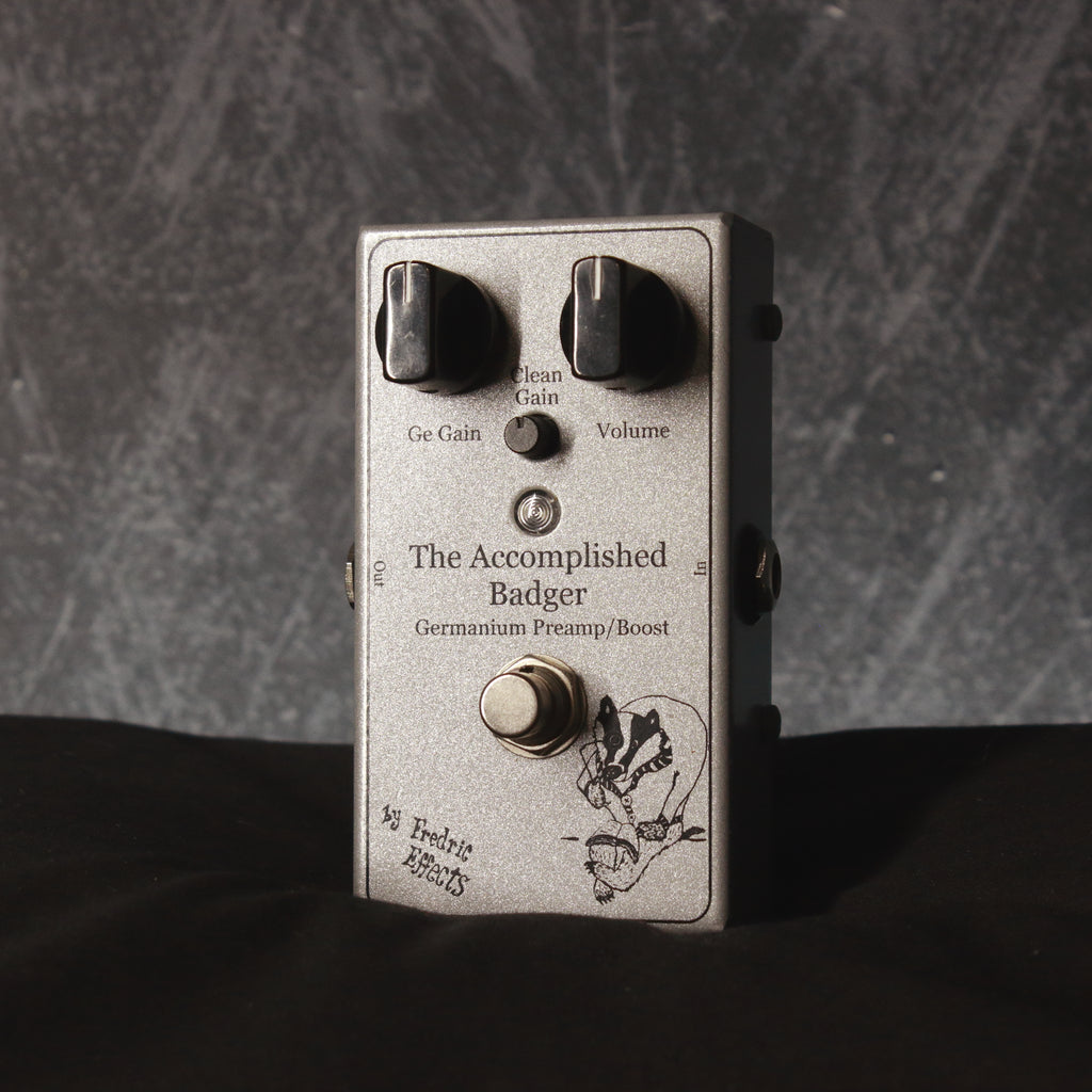 germanium preamp pedal Frederic Effects The Accomplished Badger Germanium Preamp/Boost Pedal – Topshelf Instruments