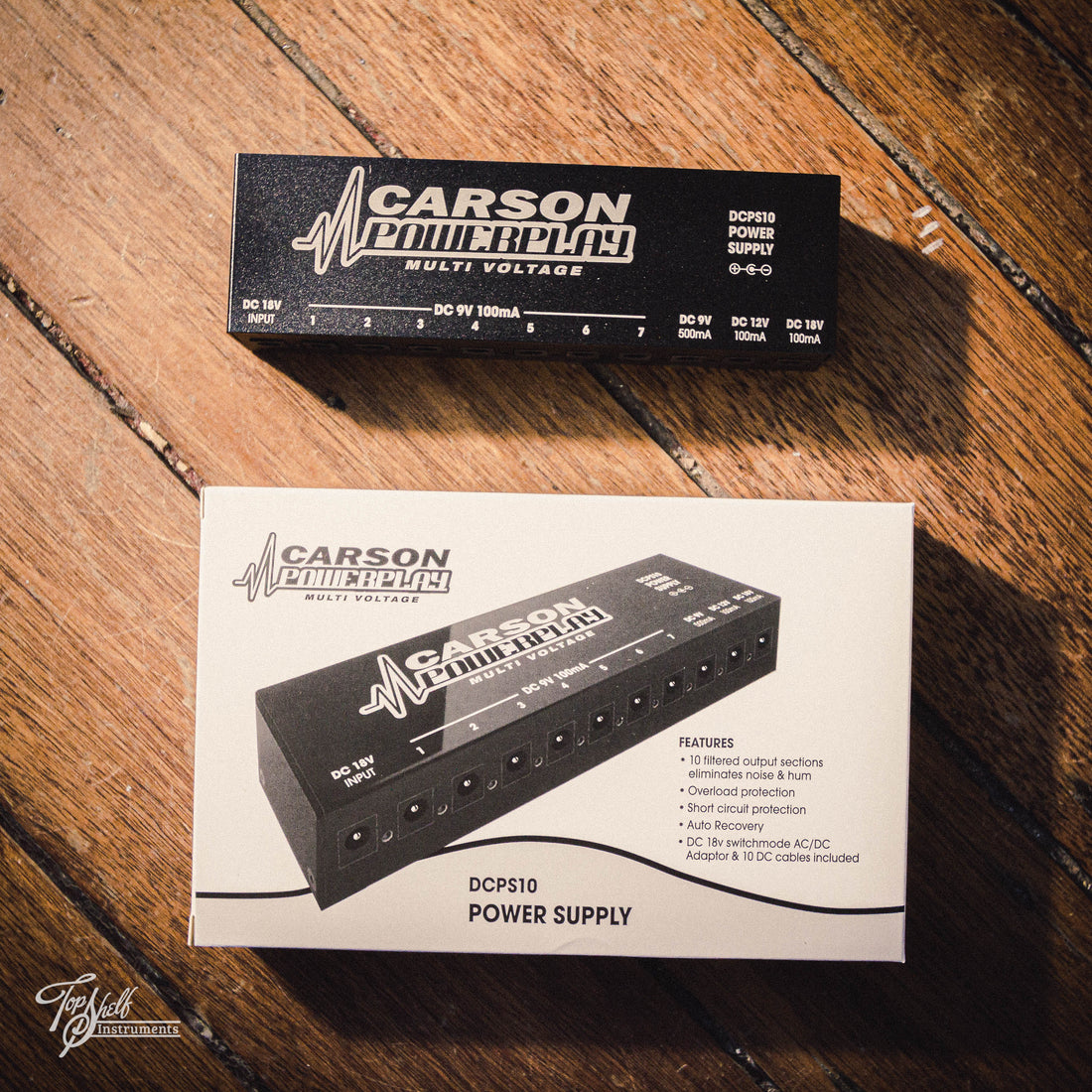 Carson DCPS10 Filtered Pedal Power Supply (new)
