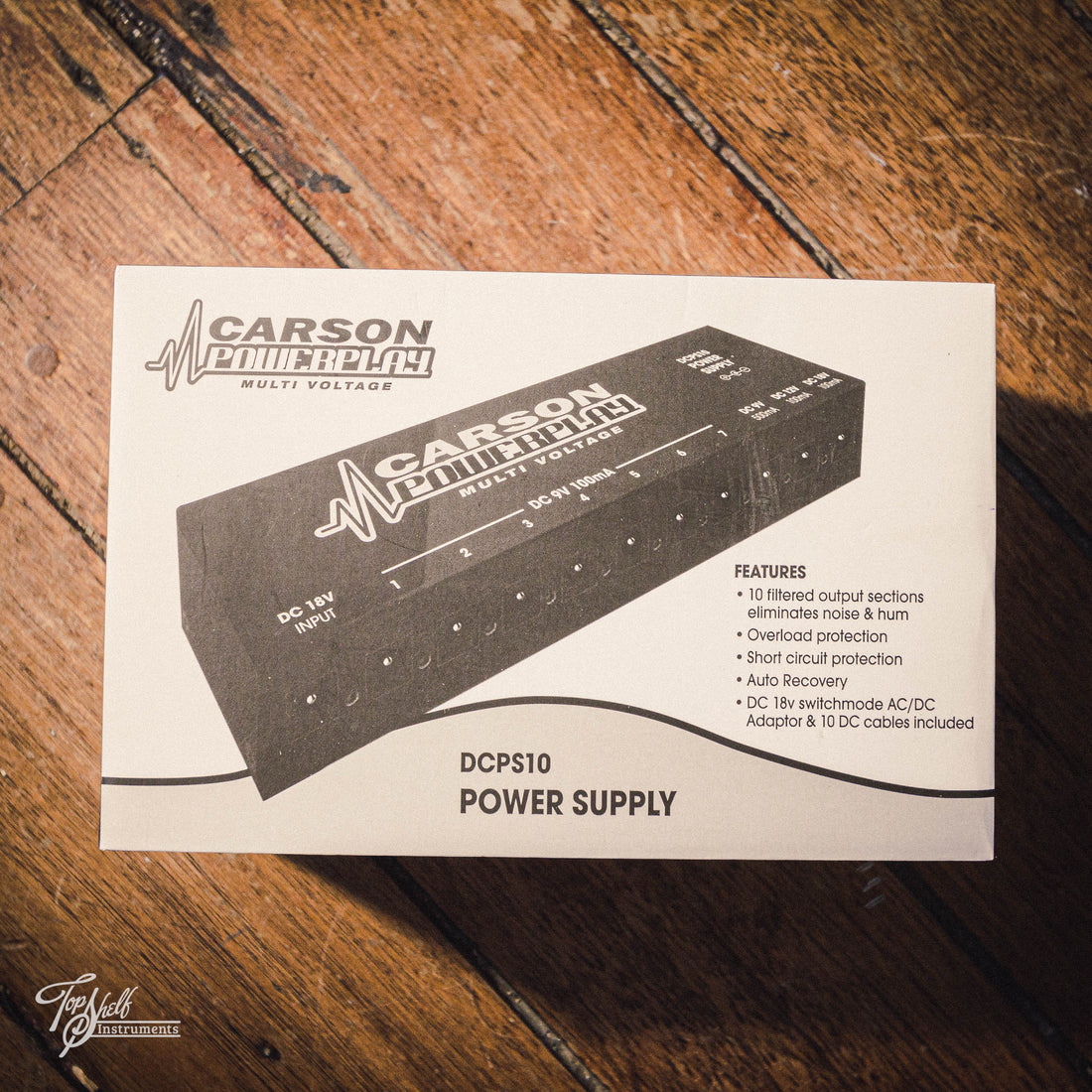 best cheap pedal power supply Carson Powerplay DCPS10 Filtered Pedal Power Supply (new) – Topshelf Instruments
