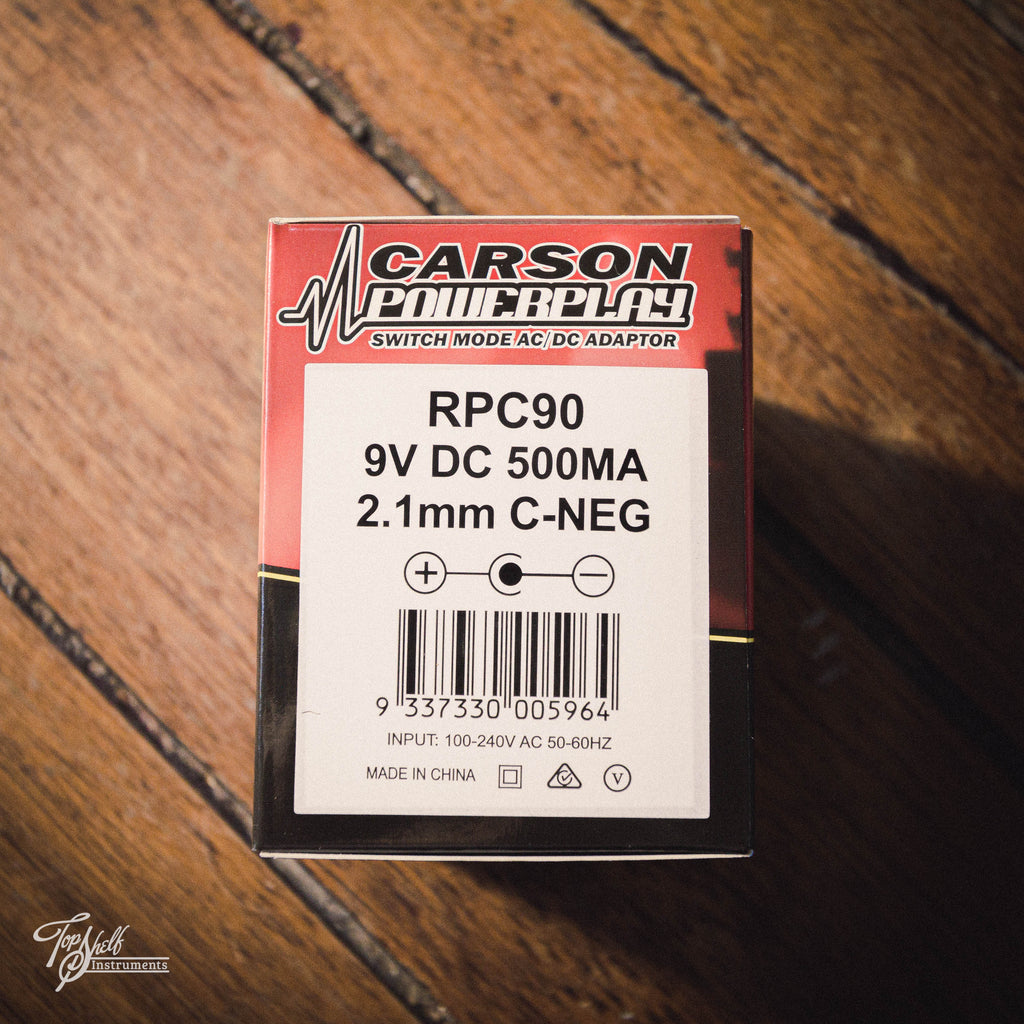 Parcarson Instrument Carson Powerplay RPC90 9V DC 500mA Pedal Power Supply – Topshelf ...
