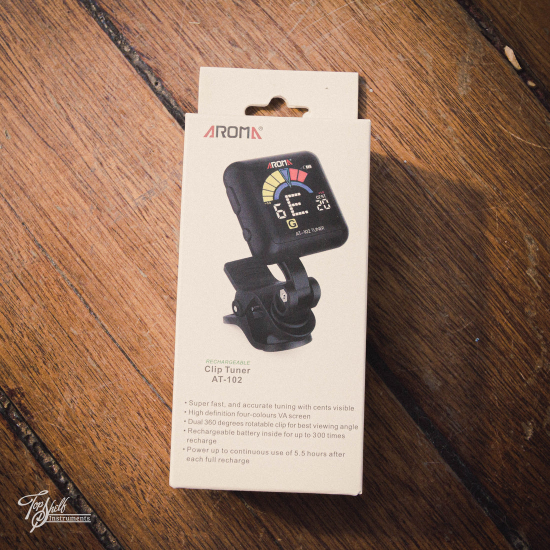 Aroma AT-102 Rechargable Clip-On Tuner