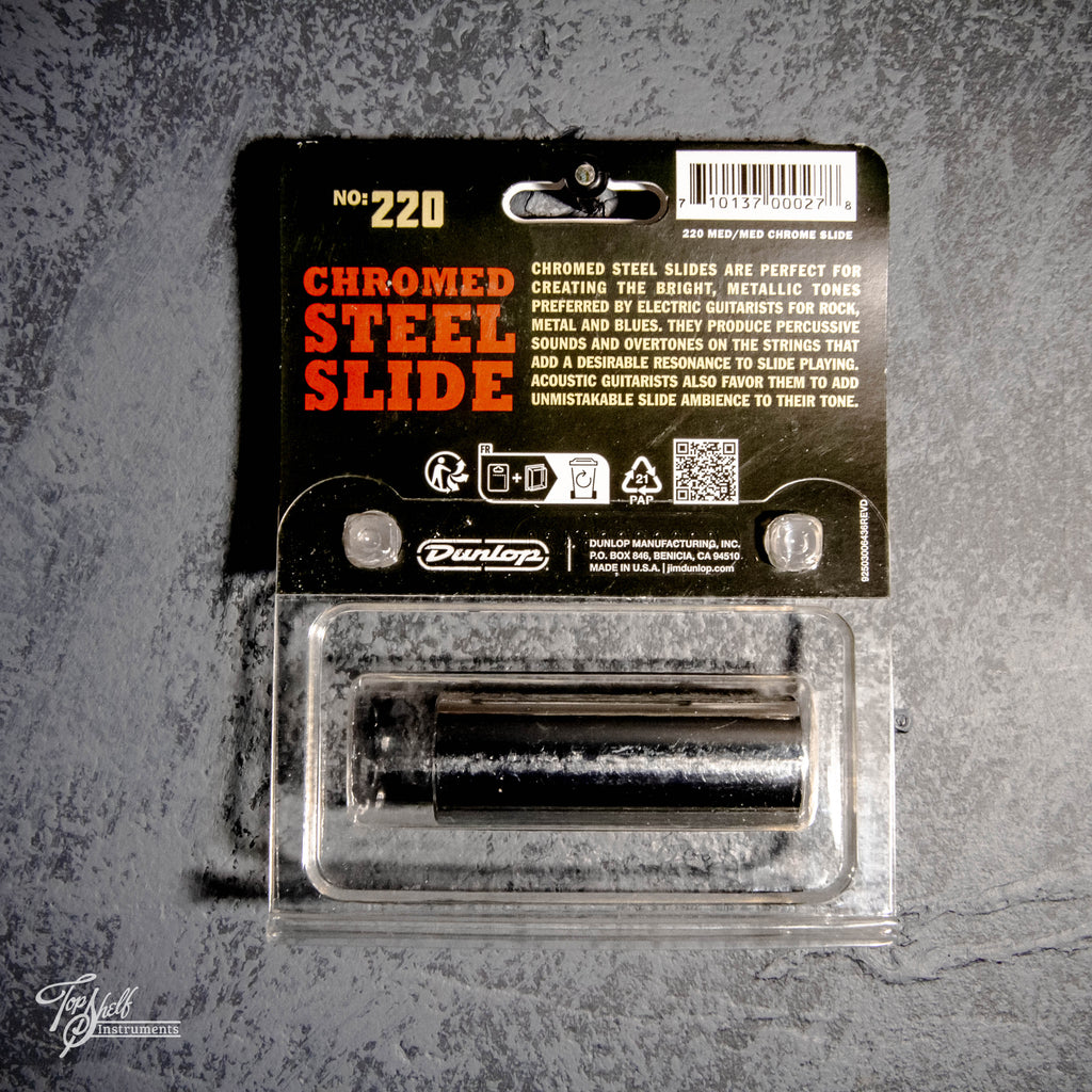 Dunlop J220 Chrome Slide - Medium