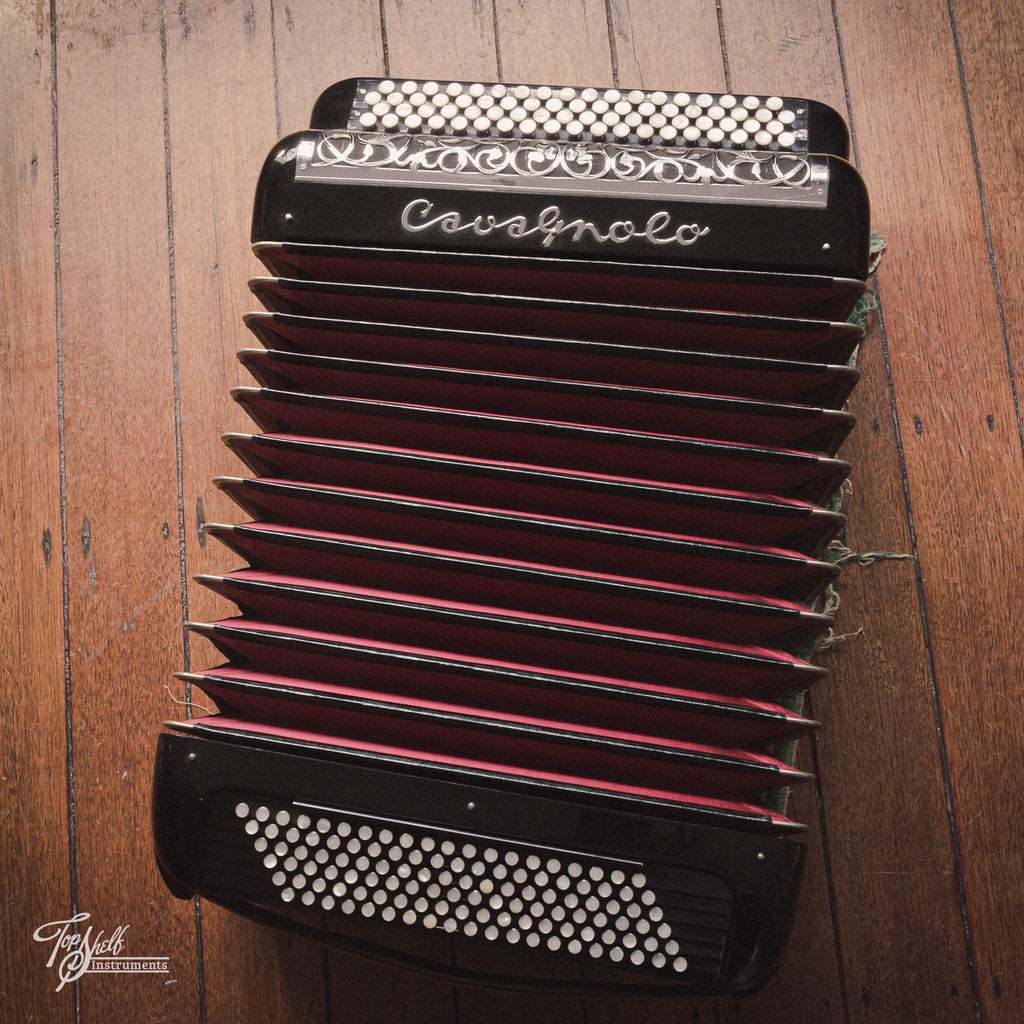 Cavagnolo Vedette 10 Chromatic Button Accordion c1965