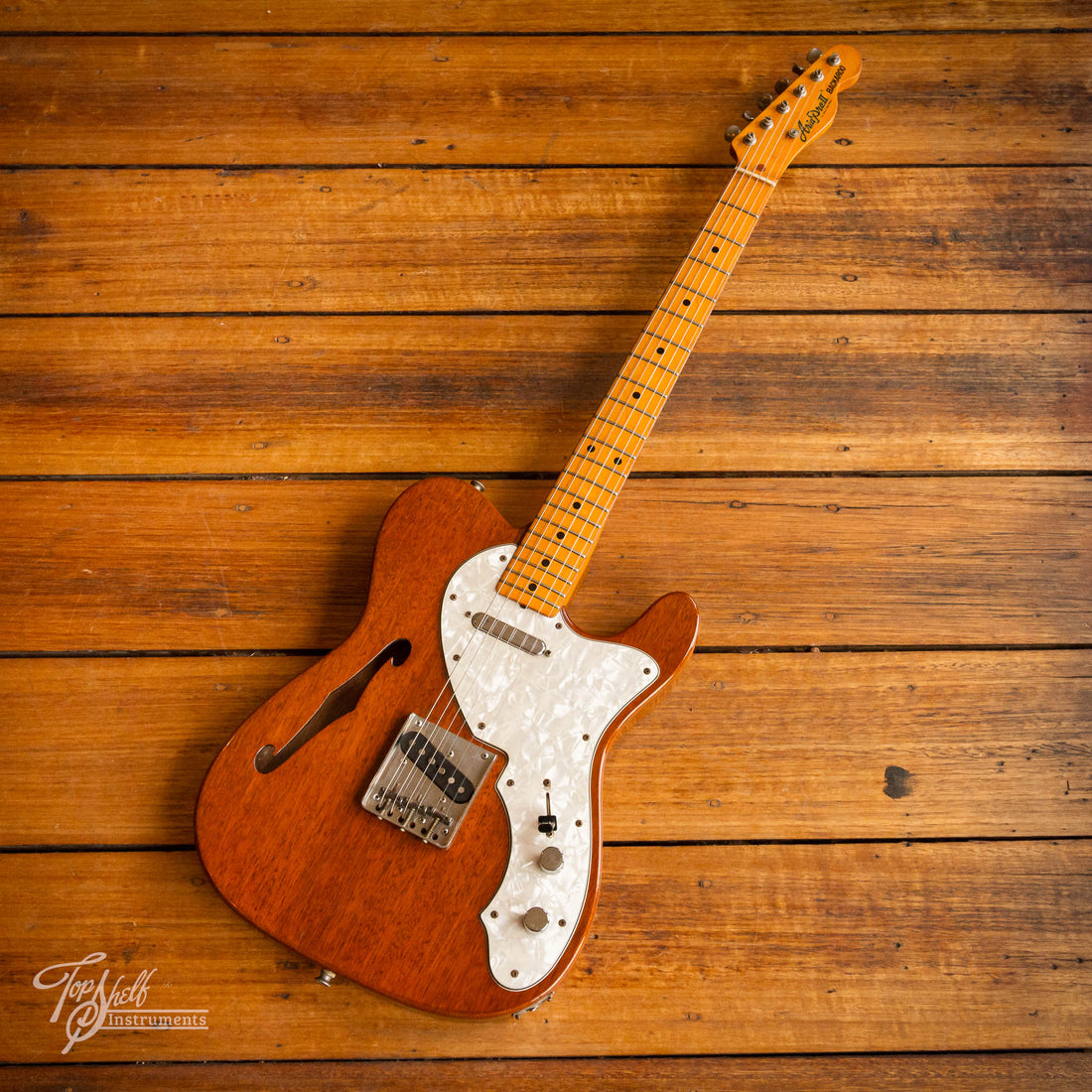 Aria Pro II Backaroo TE500-ON Natural Mahogany 1977