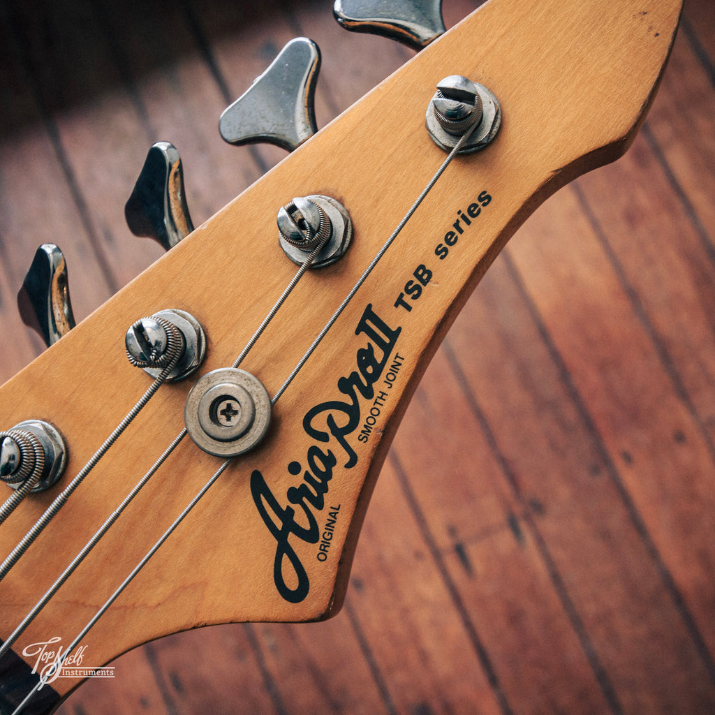 Aria Pro II TSB-400 Bass Sunburst 1983 – Topshelf Instruments