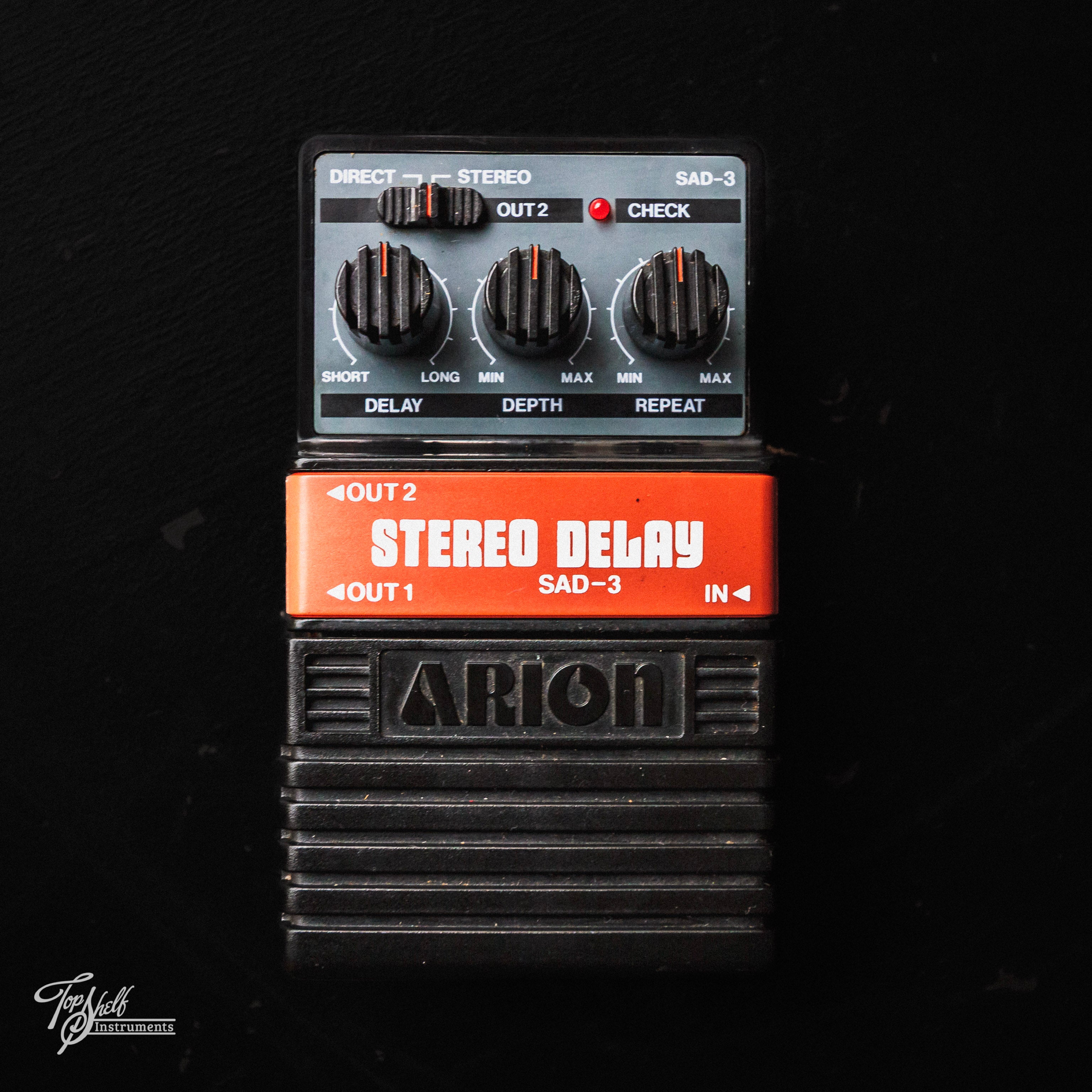 Arion SAD-3 Stereo Delay Pedal – Topshelf Instruments