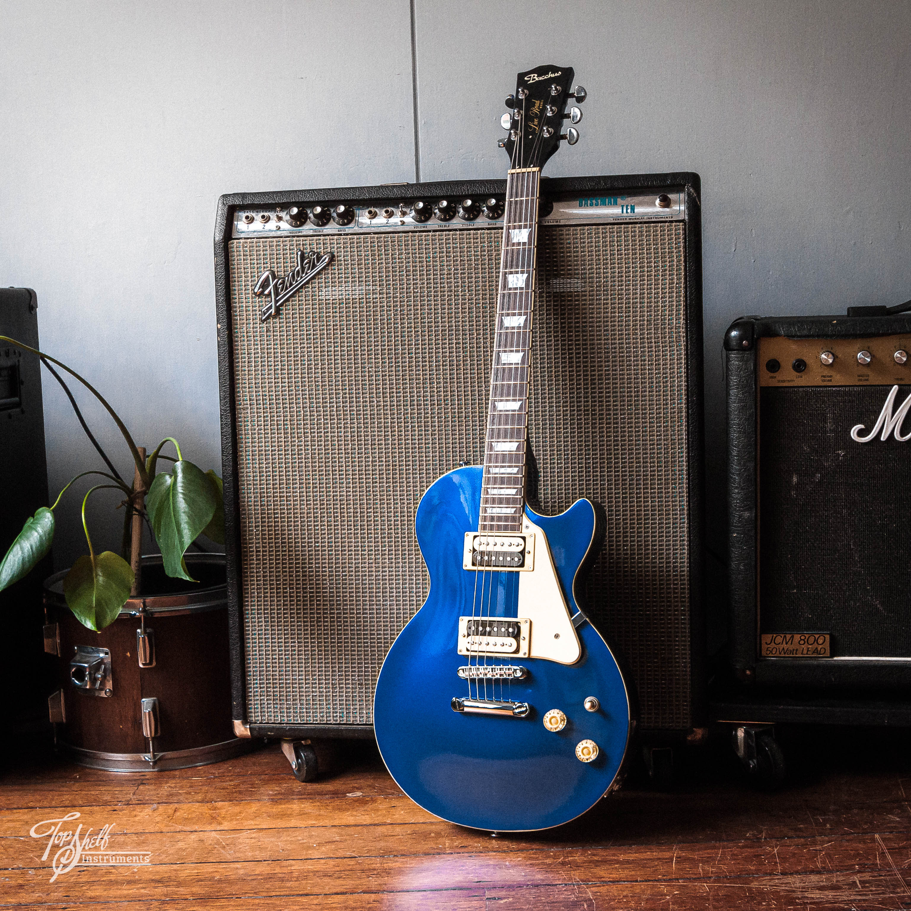 Bacchus Universe BLP-FMH/R Candy Apple Blue 2015 – Topshelf Instruments