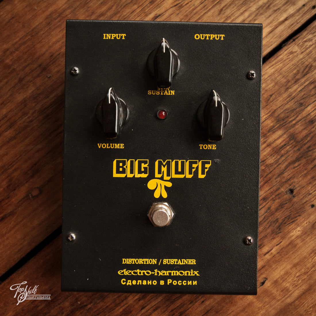 Electro-Harmonix Big Muff Pi Small Black Russian V8 Fuzz Pedal