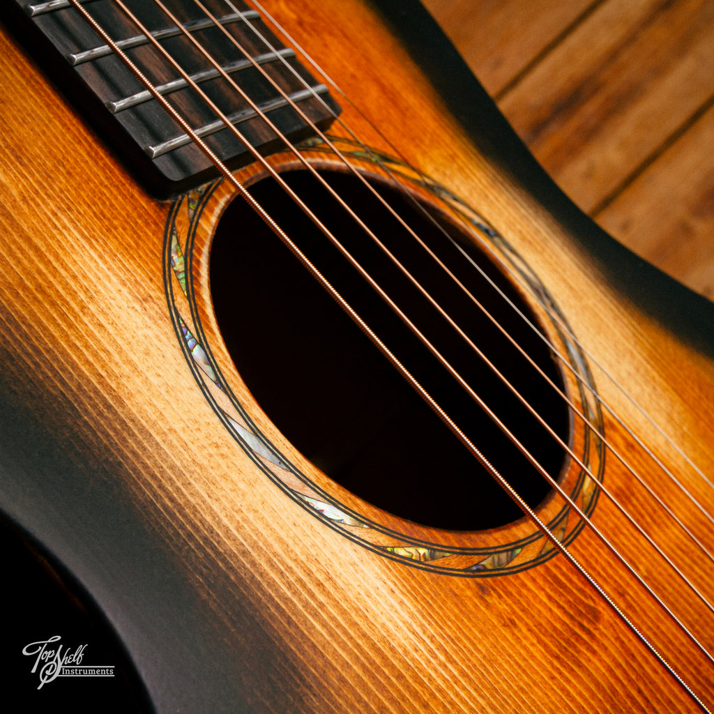 Bromo Guitars Rocky Series BAR6H HS Parlour Acoustic Worn Sunburst 2025 (New)