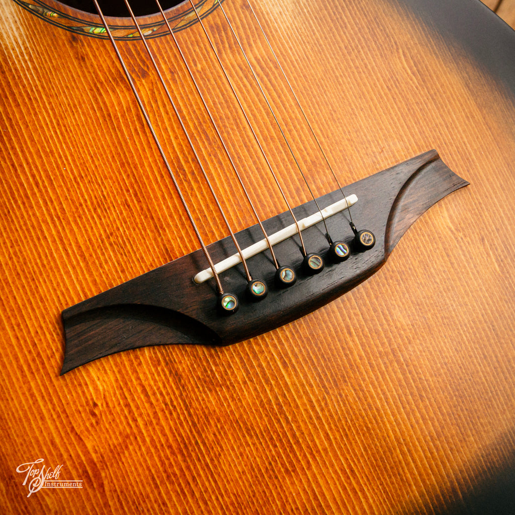 Bromo Guitars Rocky Series BAR6H HS Parlour Acoustic Worn Sunburst 2025 (New)