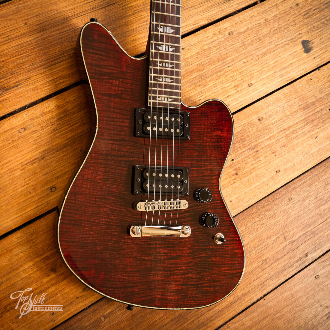 Charvel Desolation SK-3 Skatecaster Transparent Red 2012