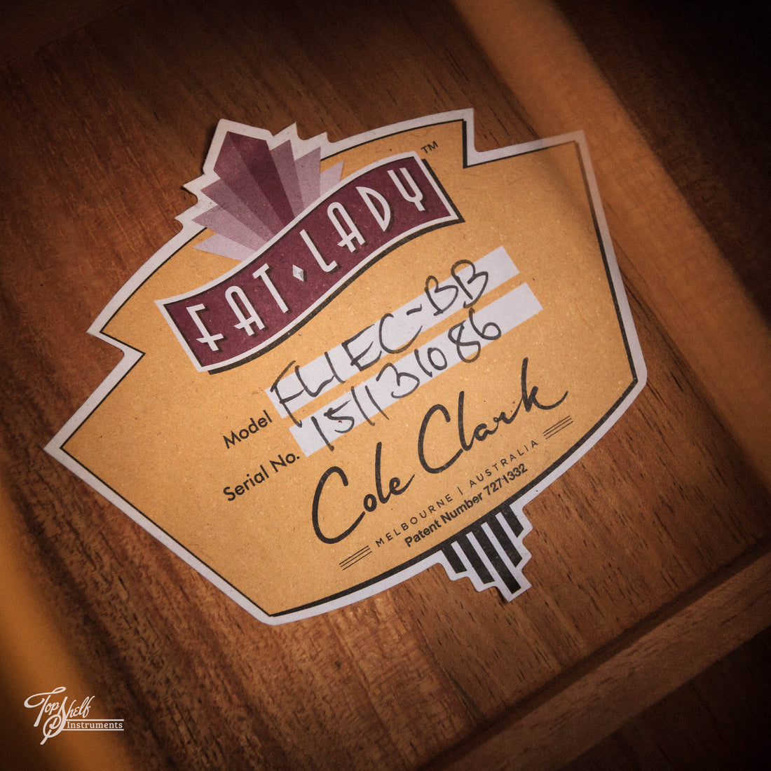 Cole Clark Fat Lady FL1EC-BB Natural 2015