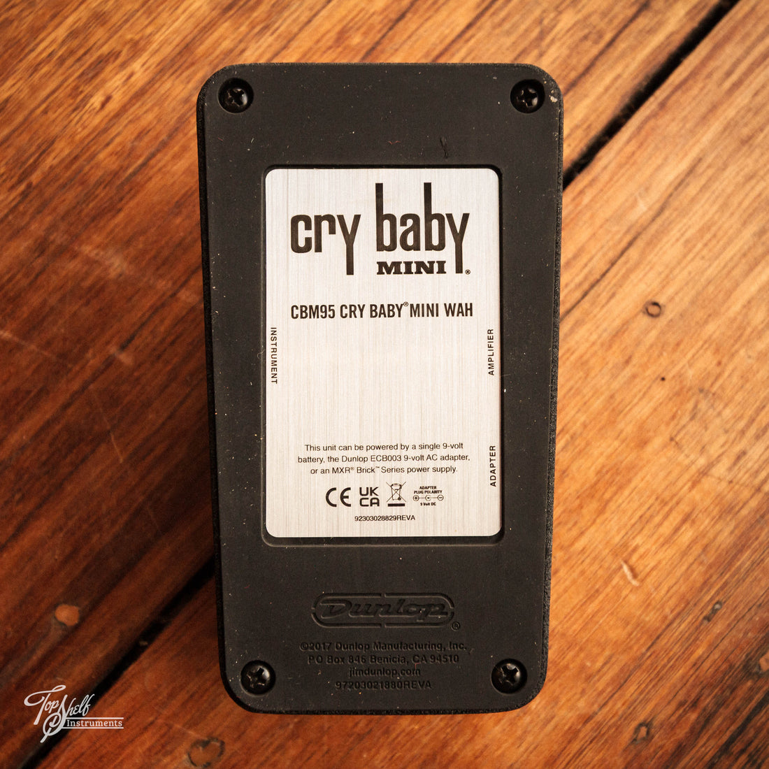 Dunlop CBM95 Cry Baby Mini Wah Pedal