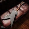 Dean Guitars Razorback X Leadbetter Rabid Dog Relic Melted Black Battle Relic 2022