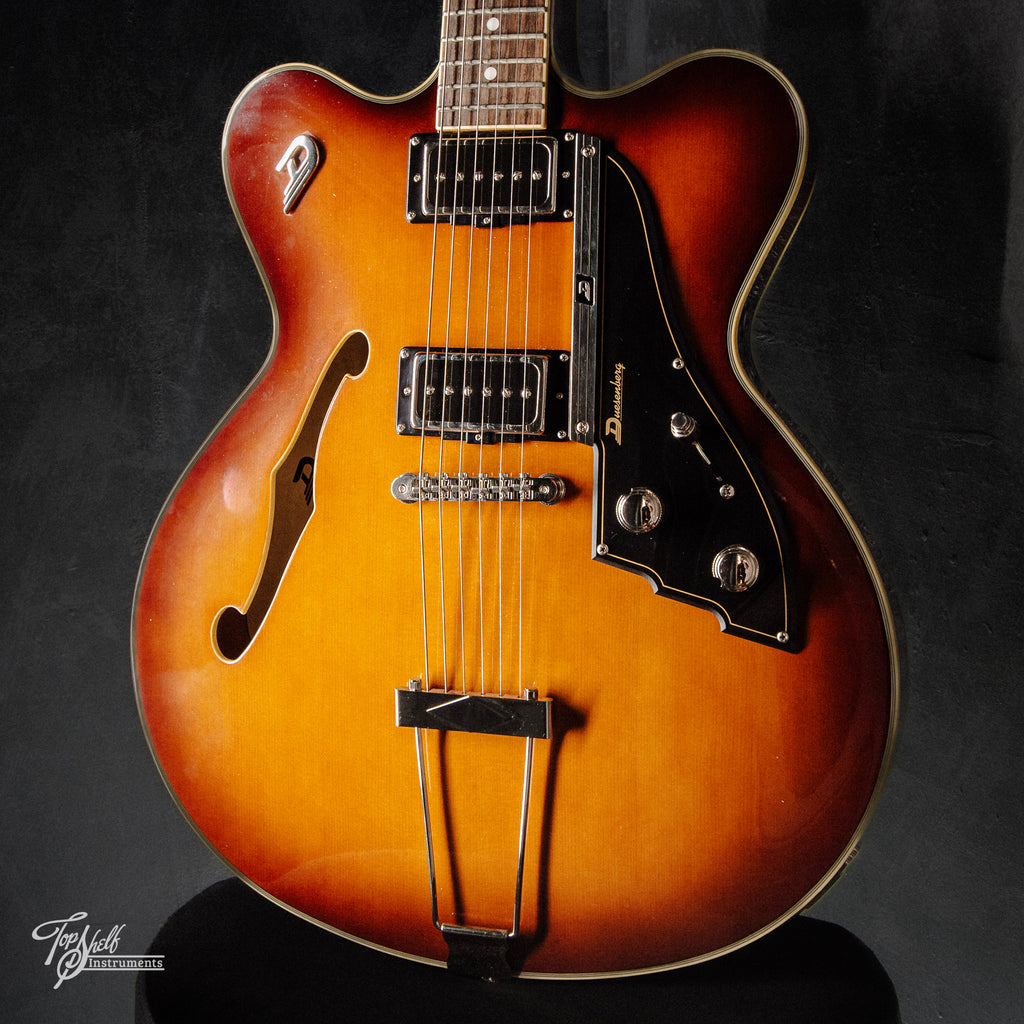 Duesenberg Fullerton Hollow Archtop Vintage Burst 2017