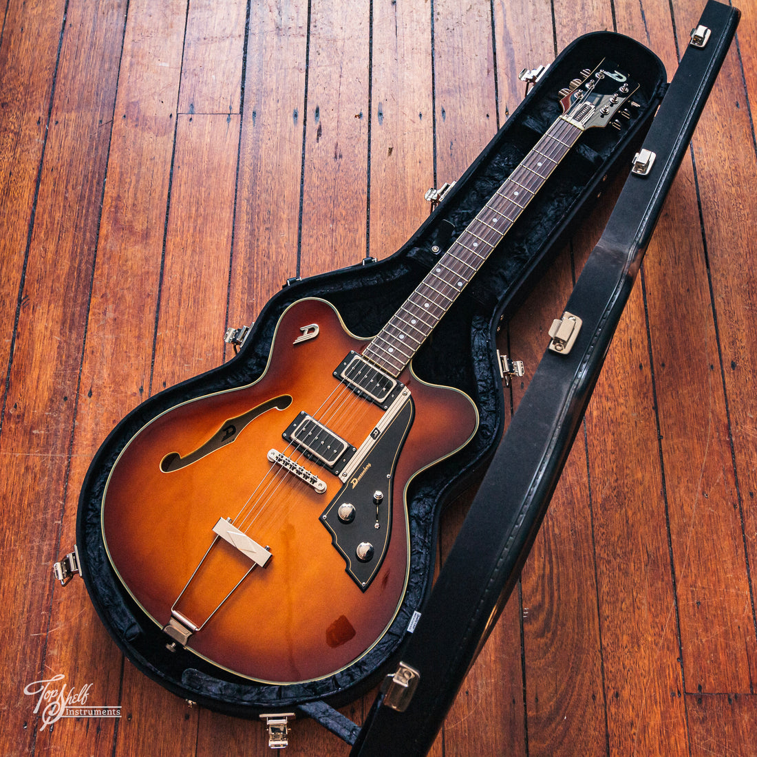 Duesenberg Fullerton Hollow Archtop Vintage Burst 2017