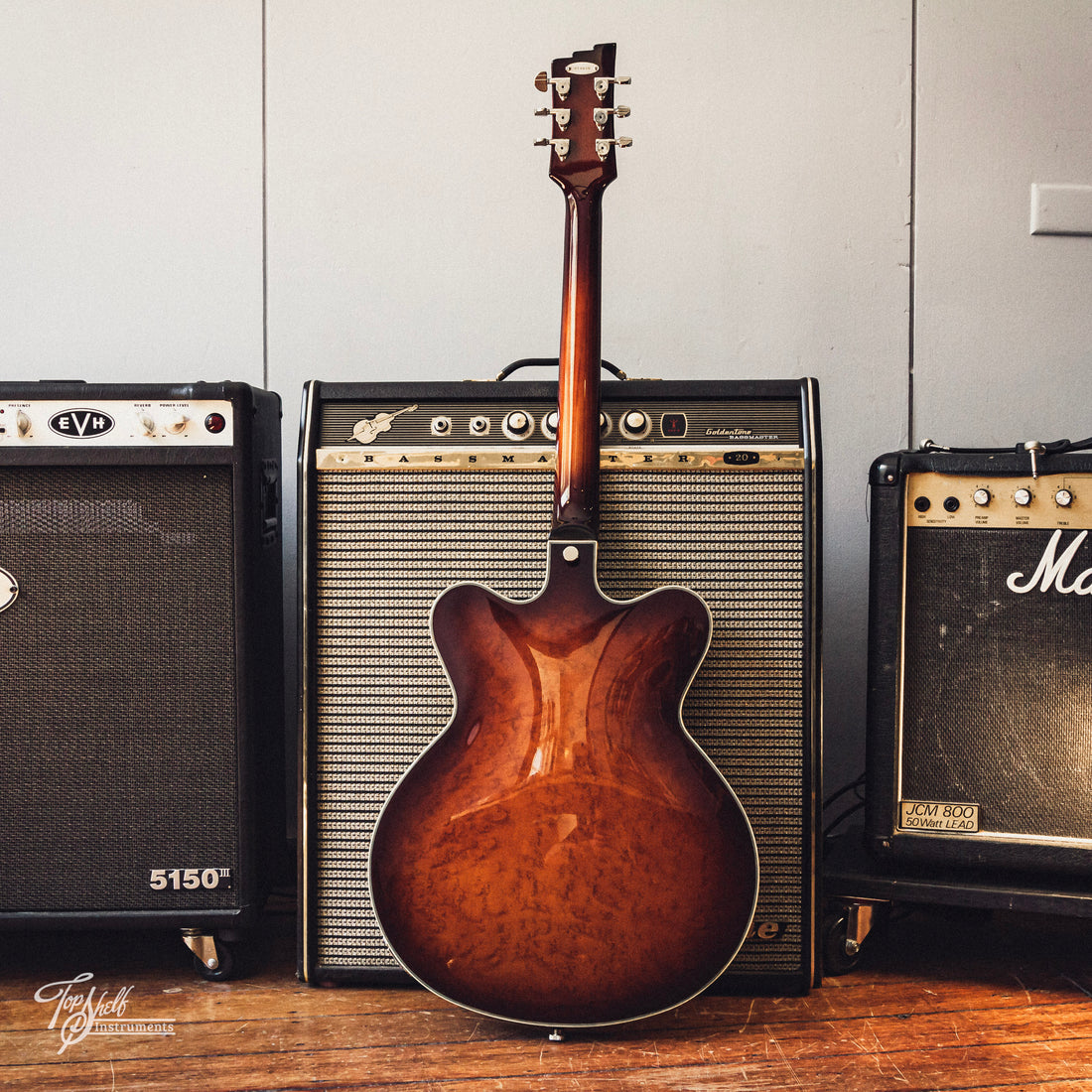 Duesenberg Fullerton Hollow Archtop Vintage Burst 2017