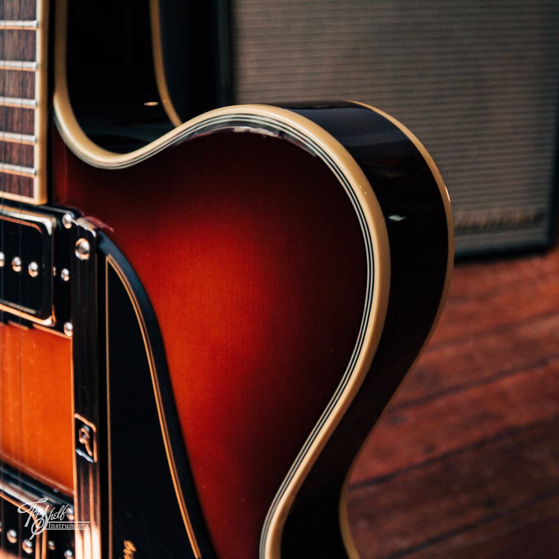 Duesenberg Fullerton Hollow Archtop Vintage Burst 2017