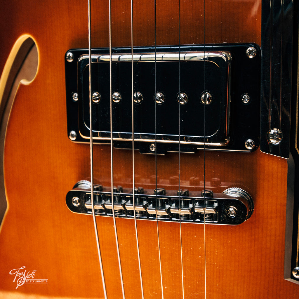 Duesenberg Fullerton Hollow Archtop Vintage Burst 2017