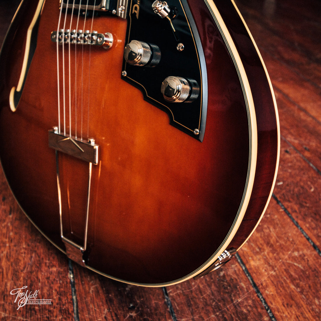 Duesenberg Fullerton Hollow Archtop Vintage Burst 2017