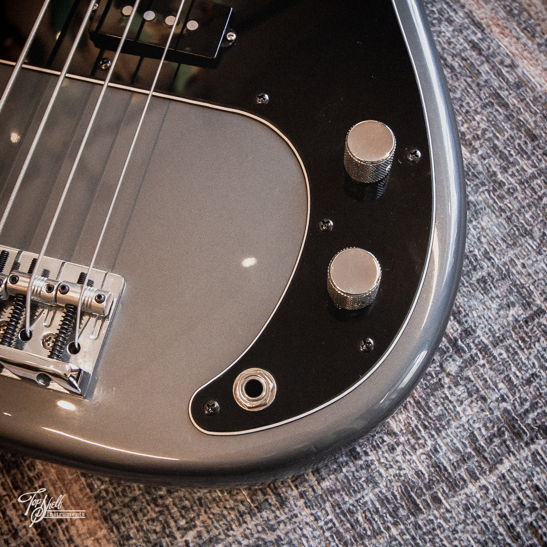 Fender American Standard Precision Bass Charcoal Frost Metallic 2007