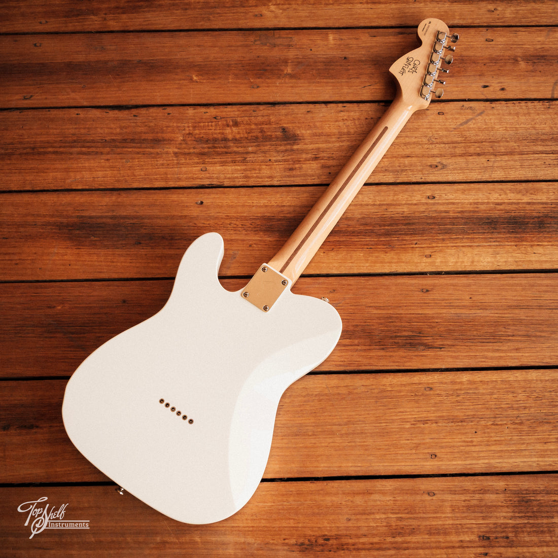 Fender Chris Shiflett Telecaster Deluxe Build P90s Olympic White 2026